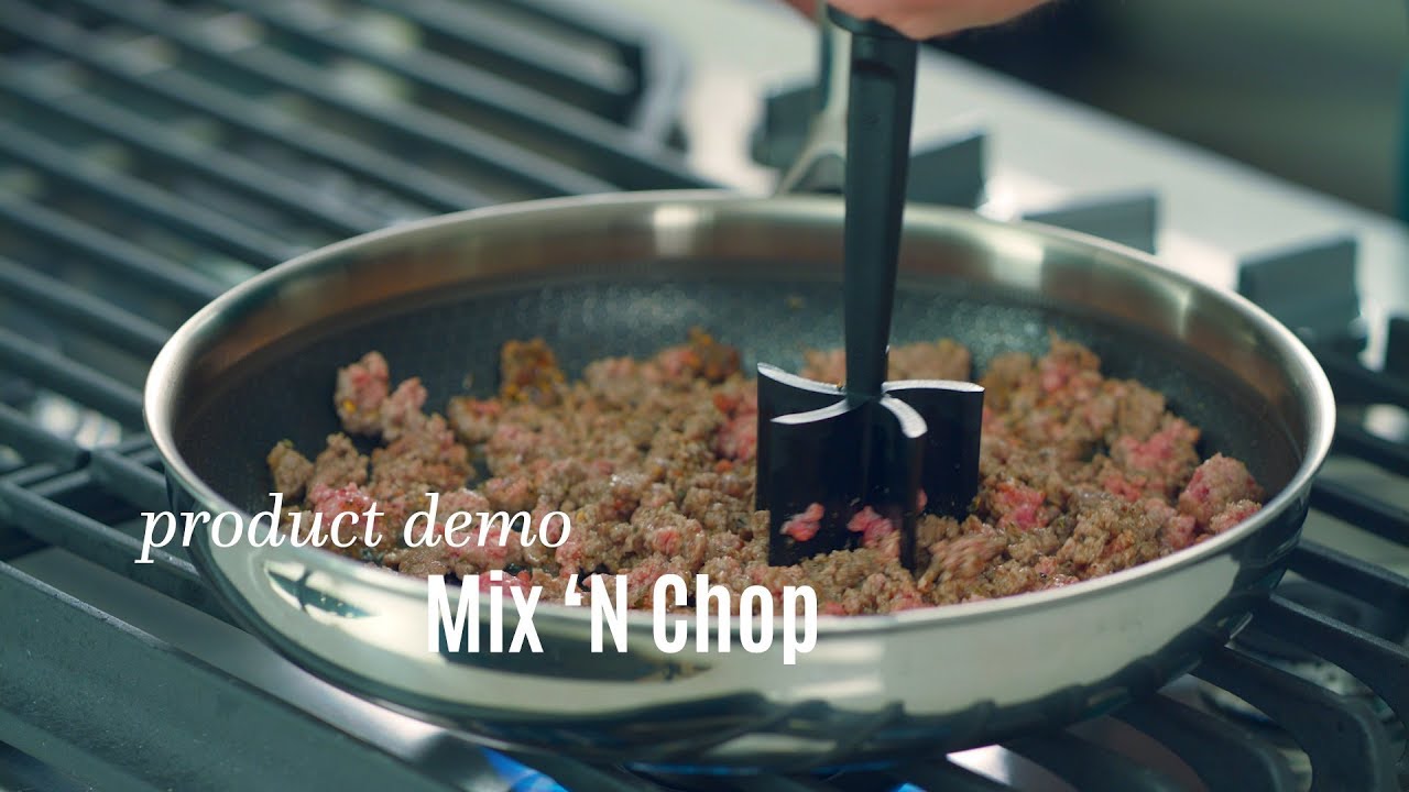 Meat Chopper mix chop chef masher pampered spatula blades kitchen mixer  heat new