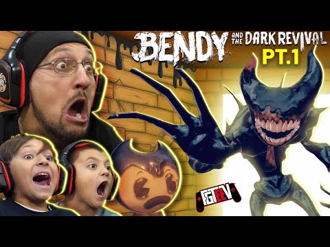 Let's Play with FGTeeV Cuphead Game: Be4 Bendy and the Ink