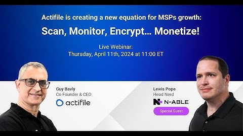 MSPs: Scan, Monitor, Encrypt, and Monetize