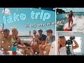 LAKE TRIP VLOG ft. my friends!! (tubing, wakesurfing, and more)