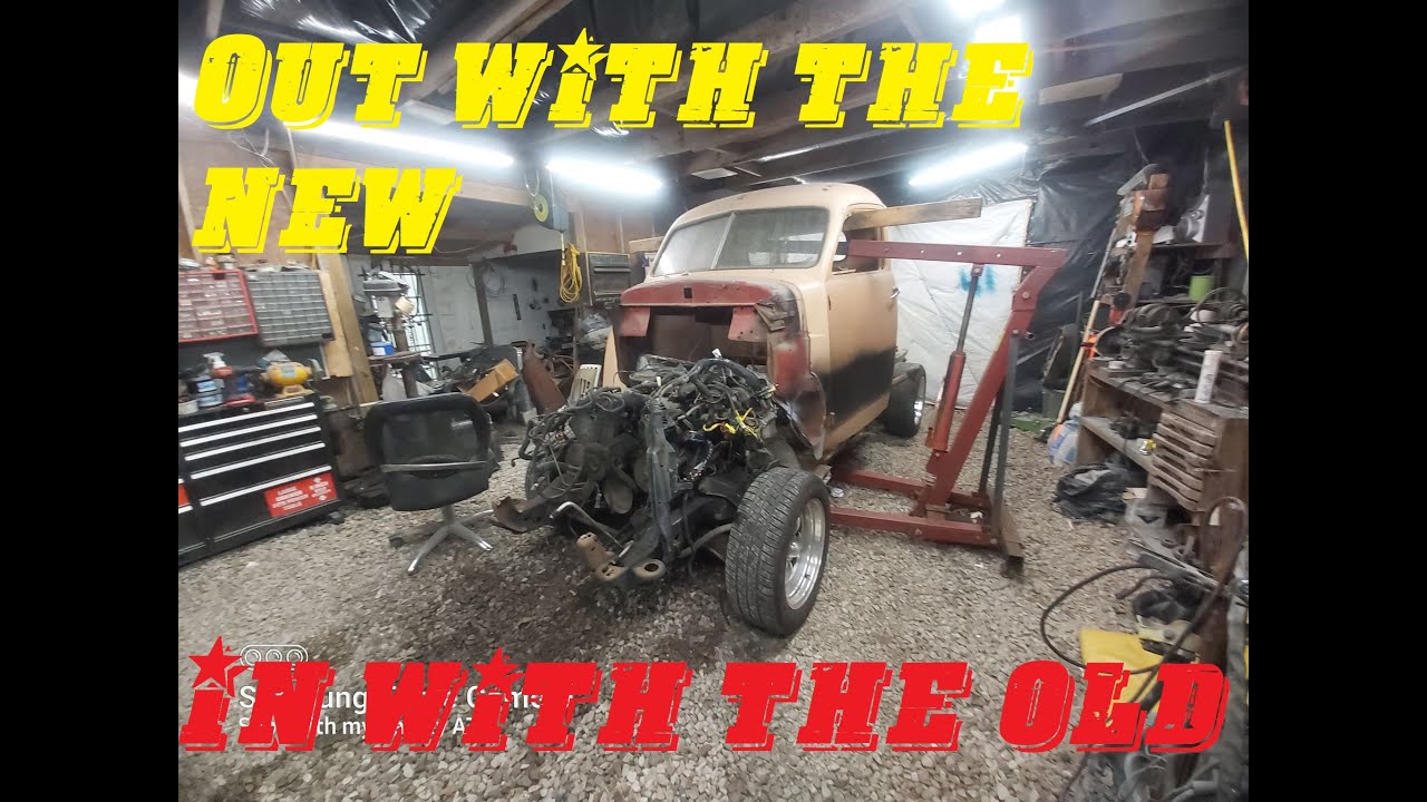 Studebaker Body Swap. Body On 3 