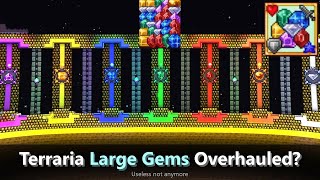 Thumbnail Making this useless and forgotten Terraria useful ─ Large Gems in Terraria overhauled...