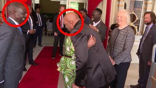 SEE WHAT HAPPEN TO PRESIDENT RUTO AFTER MAMA RACHEL RUTO HAGGING AMERICA TELEVISION HOST STEVE