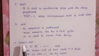 Famous Processor control instructions in 8086 Net Worth