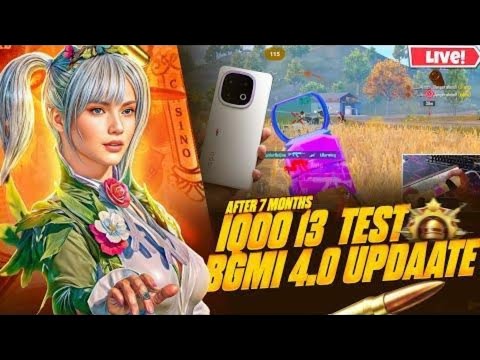 IQOO 13 5G 120 FPS BGMI TEST WITH FPS METER CONQUEROR LOBBY AFTER 7 ...