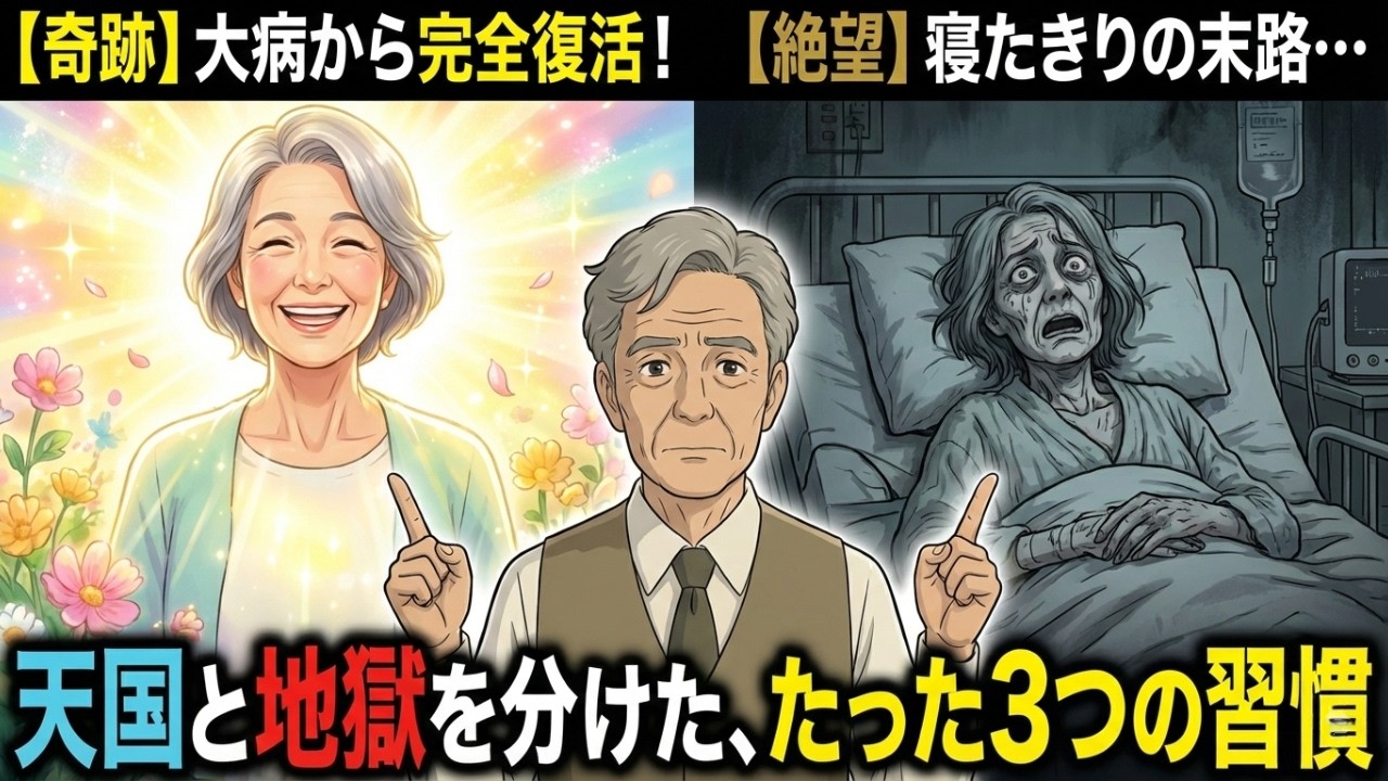 60代で大きな病気をした2人…奇跡が起きて元気になった人と、そうでない人。天国と地獄を分けた、たった3つの小さな習慣