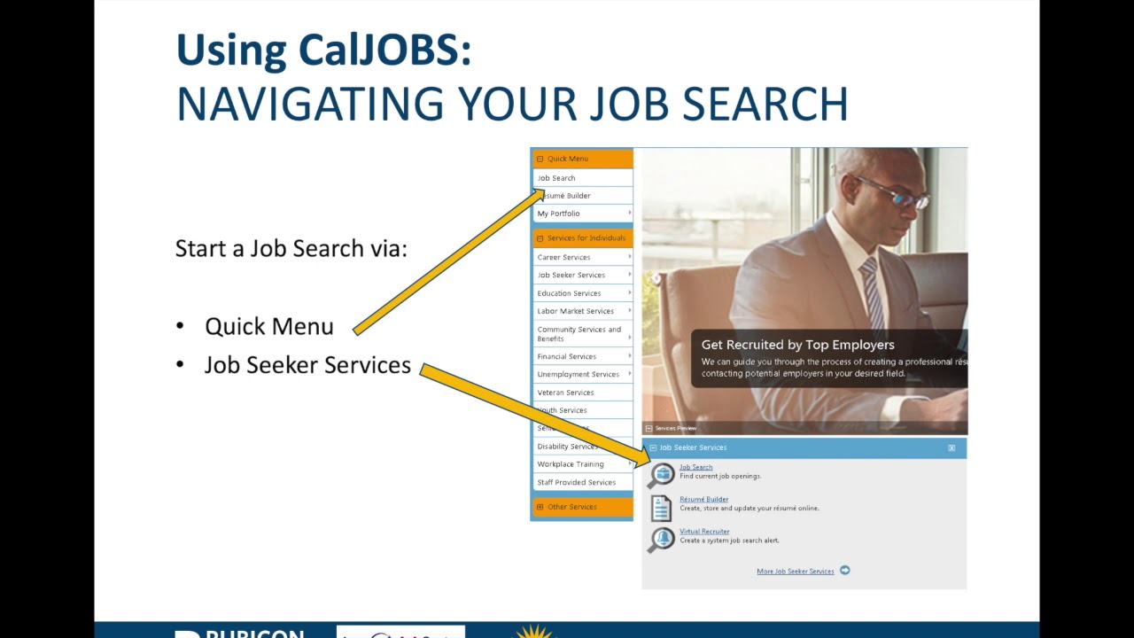 Job Searching on CalJOBS YouTube