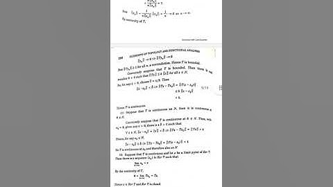 Continuous and Bounded Linear Operators