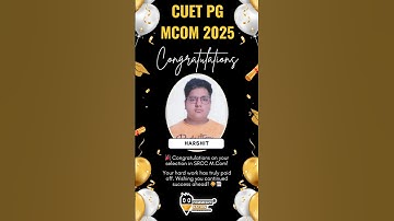 CUET PG M.Com 2026 | SRCC Selection 2025 #cuetpg2026 #srcc #shorts #cuetpgmcom2026 #mcom #cuetpg