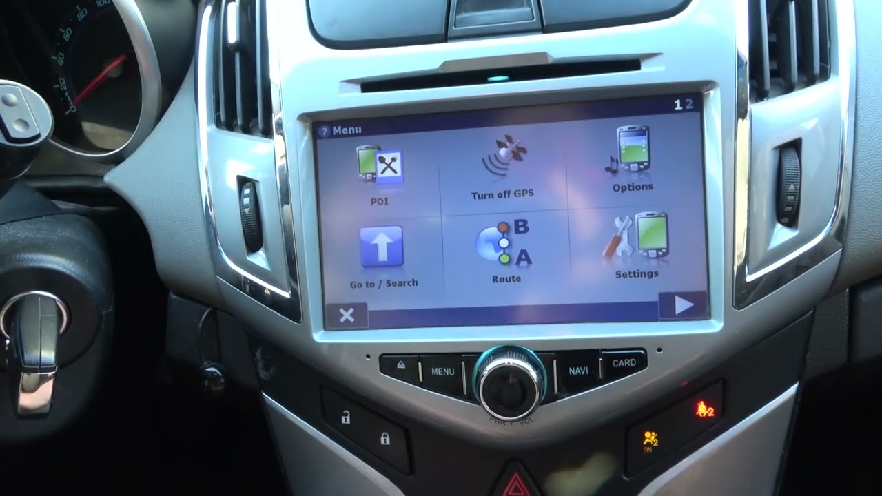 How to Change Navigation Language in Chevrolet Cruze