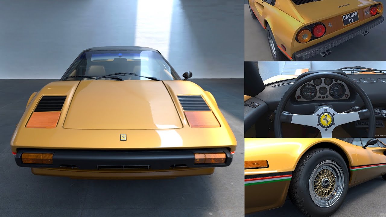 Dagger Dx Dagger DX from Knightrider (Ferrari 308 GTB 1975) Gran Turismo 7 VR ...
