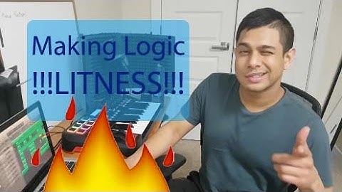 FIRE BEAT!! Creating a track from scratch on logic pro x + lyrics
