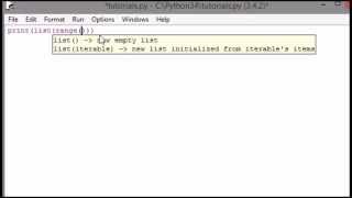 Python Programming Tutorial 11: range()