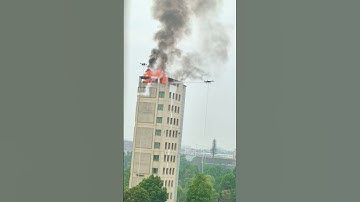 Cứu Hoả Bằng Drone Tại Trung Quốc, Thật Sự Trung Quốc Quá Đáng Kinh Ngạc