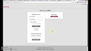myBMG password reset error