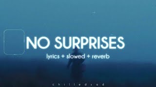 Radiohead - No Surprises (slowed n reverb // lyrics)