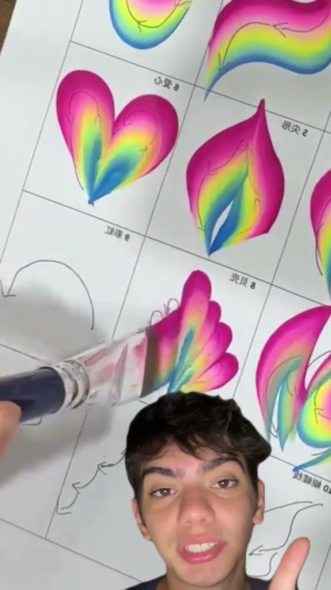 ??️ Papel educativo que ensina crianças a desenhar com pincel. Criatividade em cada traço!