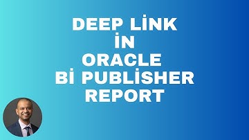 Oracle BI Publisher : Deep Links and Drill Through in BI Publisher