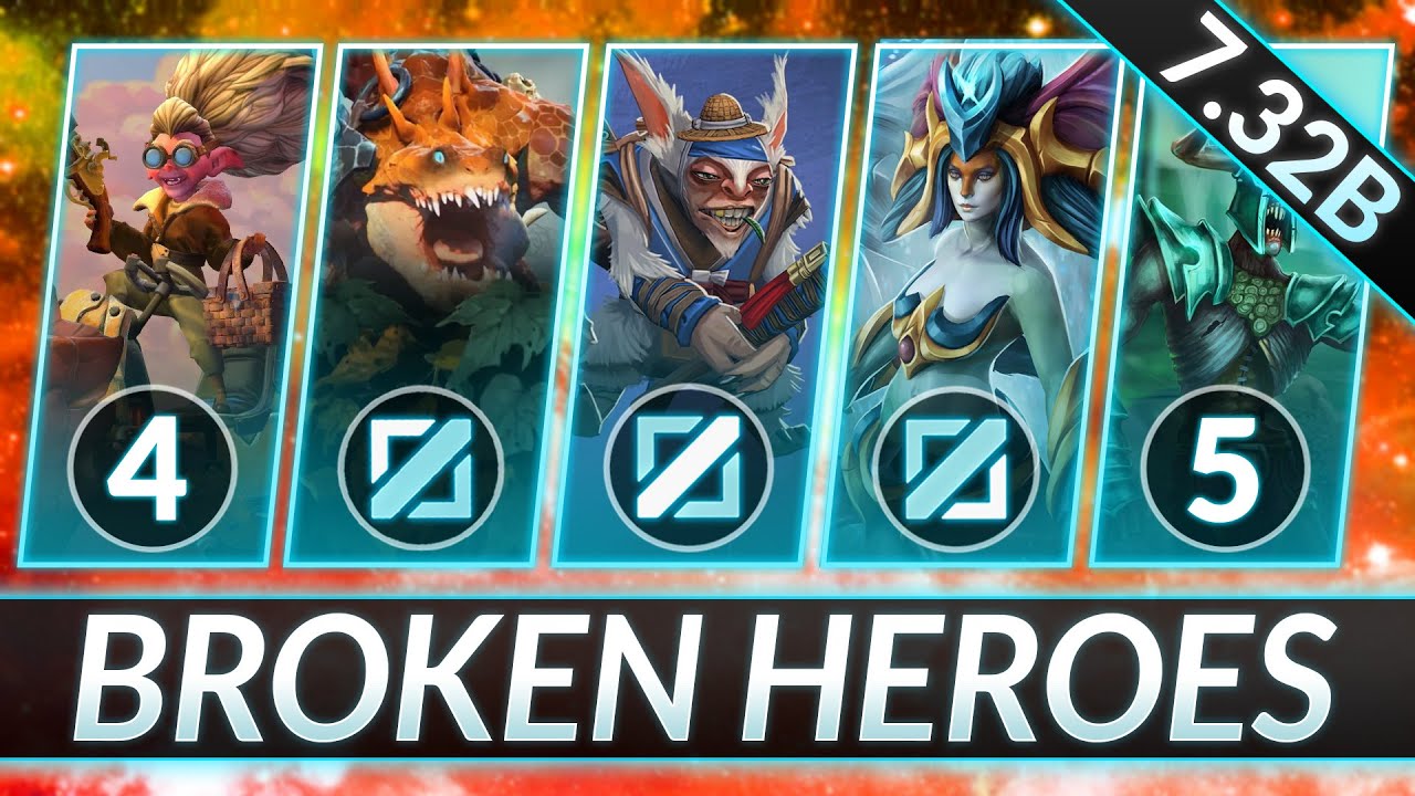 1 super broken hero for every role new patch 7 32b meta dota 2