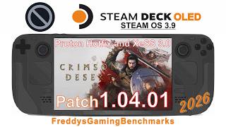 Crimson Desert (Patch 1.04.01) on Steam Deck OLED with Steam OS 3.9