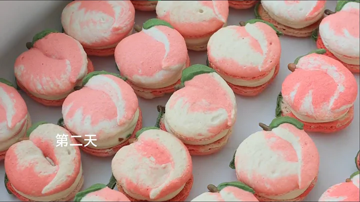 The Most Fool-Proof Macarons You'll Ever Make Peach Flavored | Macaron Recipe