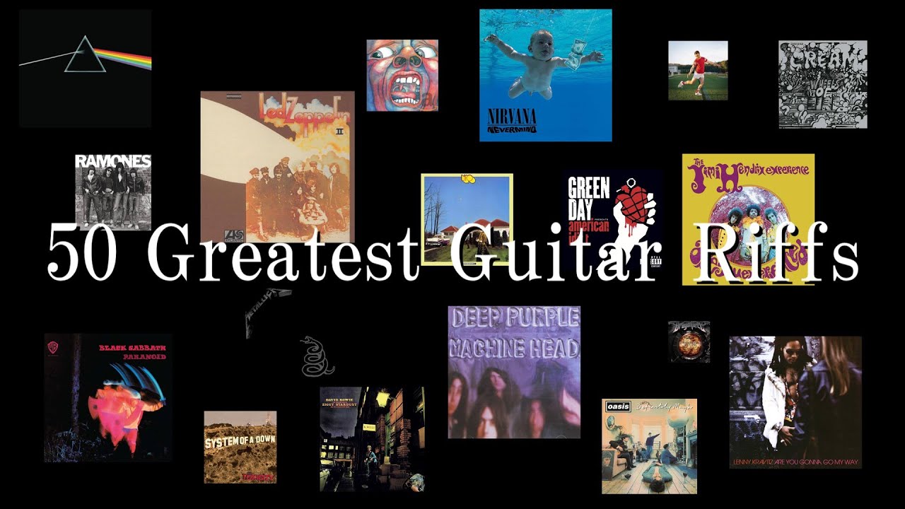 50 GREATEST GUITAR RIFFS of ALL TIME - YouTube