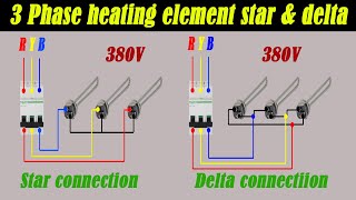 Heater Element Water Heater Element 3 Phase Heater Connection Electrical Power