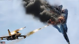 The World is Shocked! when US F-35 fighter jet pilots ambush 4 Russian SU-57 fighters en route |