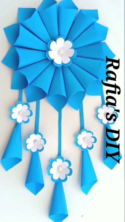 wall hanging craft ideas | wall hanging | diy wall hanging | home decorating ideas | paper flowers