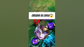 New Hero Obsidia Vs Layla😱 #shortviral  #mobilelegends #mlbbshorts #obsidia