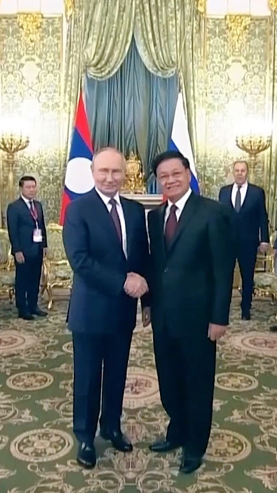 Russia's Putin Meets President of Laos in Moscow