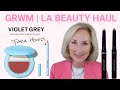 GRWM using my LA BEAUTY HAUL | VIOLET GREY | HERMES | VICTORIA BECKHAM | FARA HOMIDI