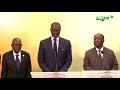 Le prsident alassane ouattara a reu en audience tidjane thiam le prsident du pdci rda