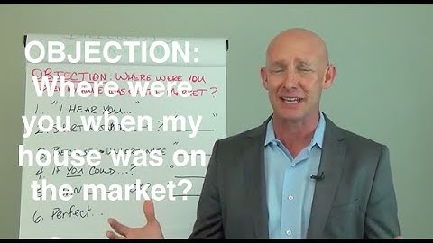 Expired Objections: Where Were You When My House Was on the Market? - Kevin Ward @ YesMasters.com