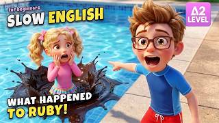 Information What Happened to Ruby at the Pool | Slow English Listening for Beginners | (A2 Level) News