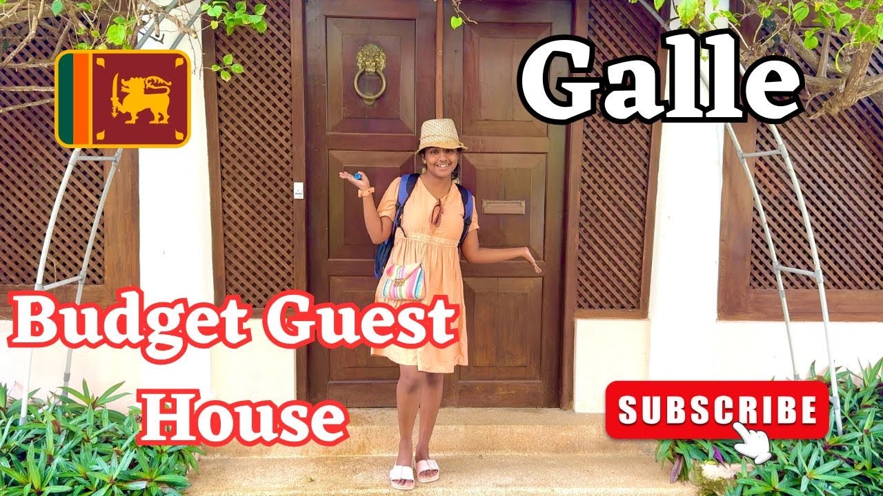අපිත් එක්ක යමු ගාලු කොටුවේ අපි නැවතුනු ලාබම guest house එක බලන්න  | Galle Room Tour 🏠❤️🇱🇰