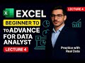 Excel Tutorial (Lecture 4) | Managing Worksheets in Excel | Beginner | Data Analyst Skills