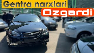 Narxlar Ozgardi Gentra Sergeli moshina bozori 2024