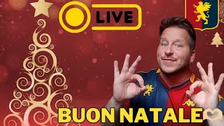 LIVE DI NATALE 🎄 | Auguri genoani + REGALI: si estraggono MAGLIE DA CALCIO! 🔴🔵
