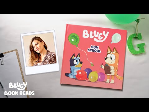 Mum School 🟢 Read by Eva Mendes | Bluey Book Reads | Bluey