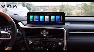 Viknav Linux Interface Box For Lexus RX 2020-2022-Display： CarPlay Android Auto display screen