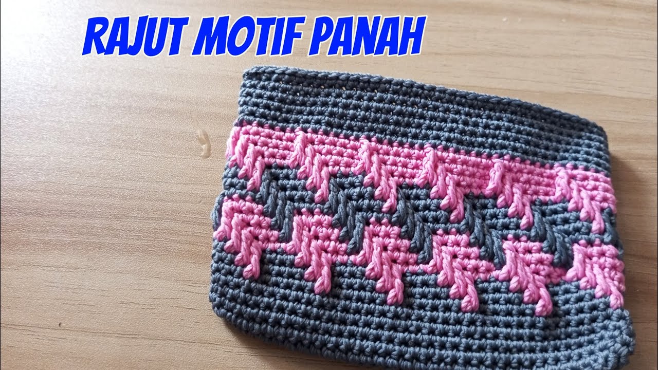 Rajut Motif Panah Part 2