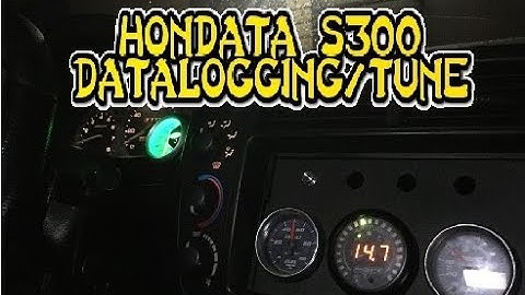 How i use Hondata S300. (Data log & dial in the tune)
