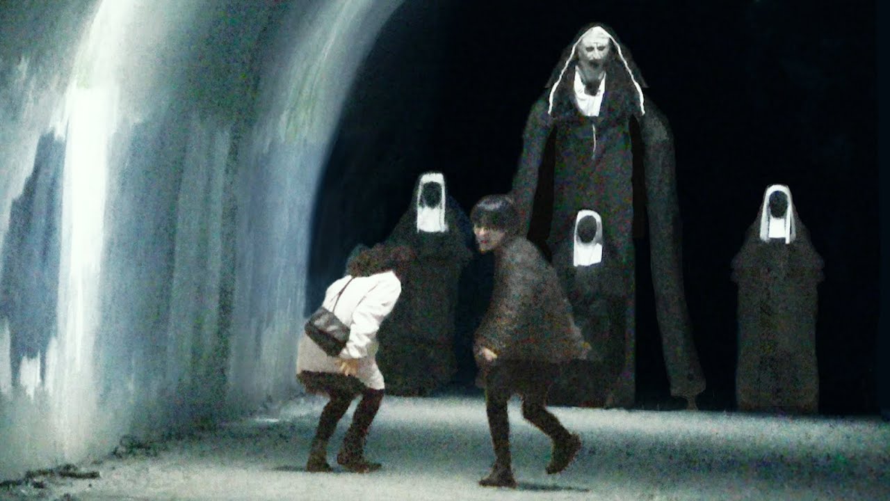 巨大シスタードッキリ/Tallest NUN Scary Prank in Japan ‪✝︎ -Short Film-