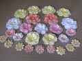 Layered Paper Flowers With Vellum #10 Making Embellishments Series [2021]