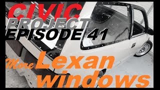 ( More Race Car! Lexan continued ) EF Civic project ep.41