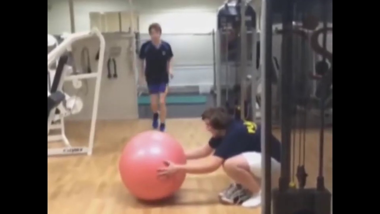 Kid falls through floor and finds secret level [Mario 64]