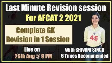 TARGET AFCAT 2 2021| COMPLETE GK | Often Repeated Ques | Insight SSB