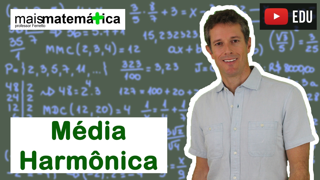 matematica enem formulas Matemática Básica - Aula 34 - Média Harmônica