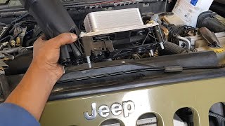 jeep wrangler oil filter housing change. P06DD Engine Oil Pressure Control  Circuit Stuck Off. P0369 - YouTube